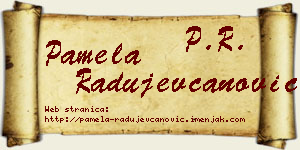 Pamela Radujevčanović vizit kartica